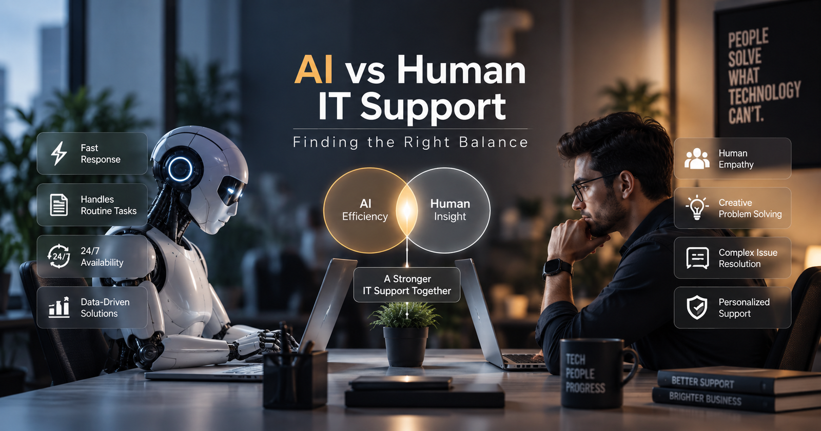 AI vs Human IT Support: Finding the Right Balance